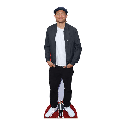 CS975 Charlie Hunnam Height 184cm Lifesize Cardboard Cut Out With Mini