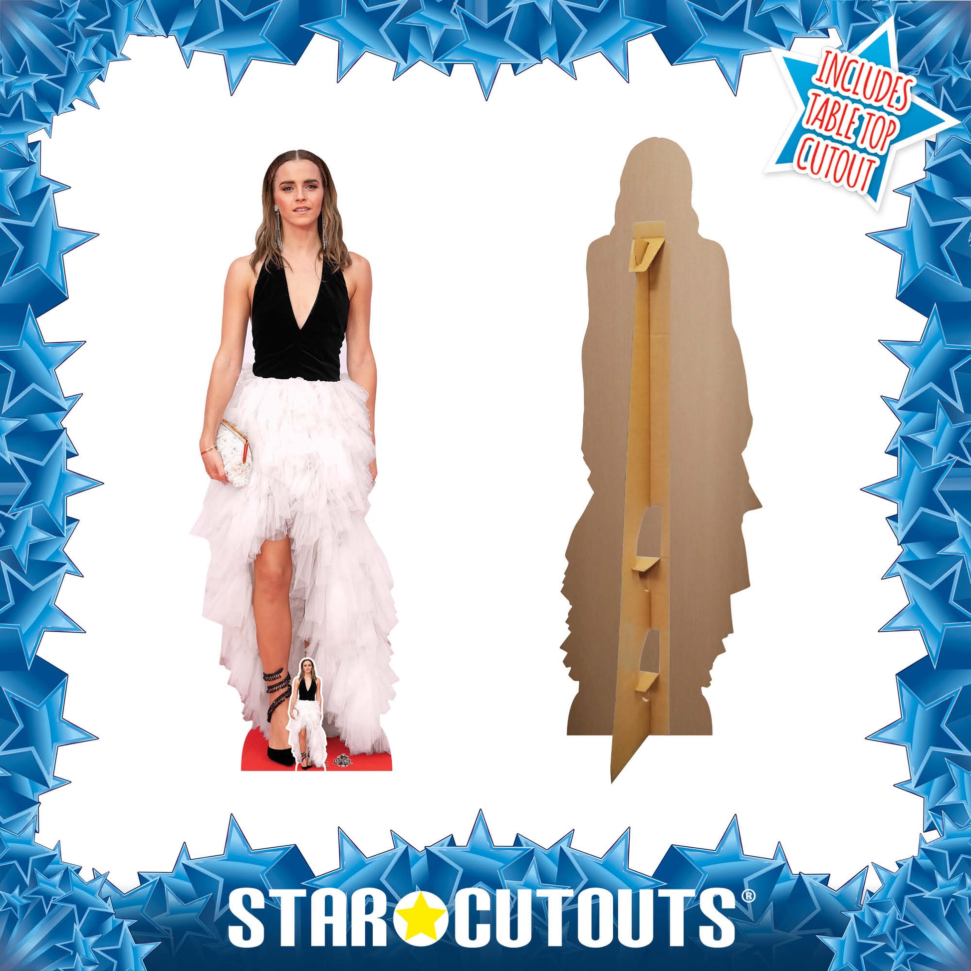 CS976 Emma Watson Height 166cm Lifesize Cardboard Cut Out With Mini – Star  Cutouts