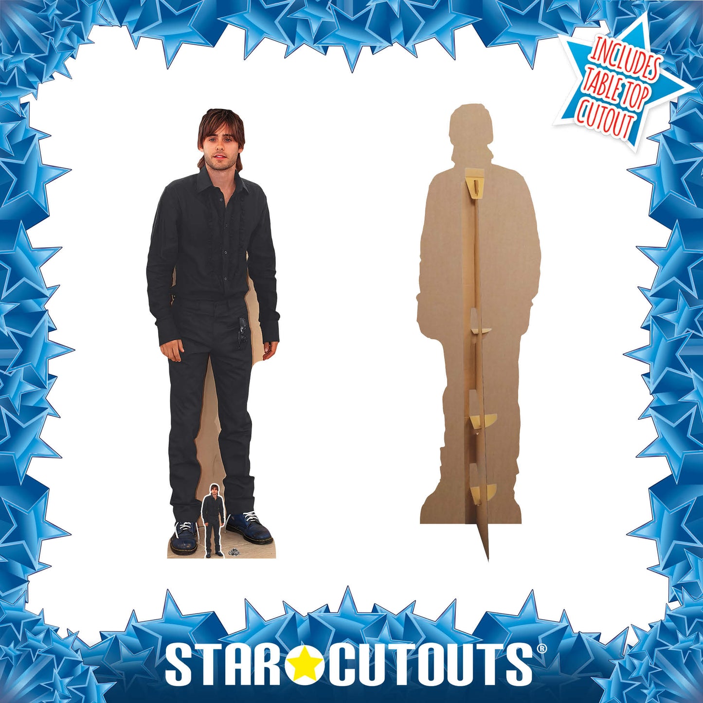 CS990 Jared Leto Year 2000 Height 181cm Lifesize Cardboard Cut Out With Mini