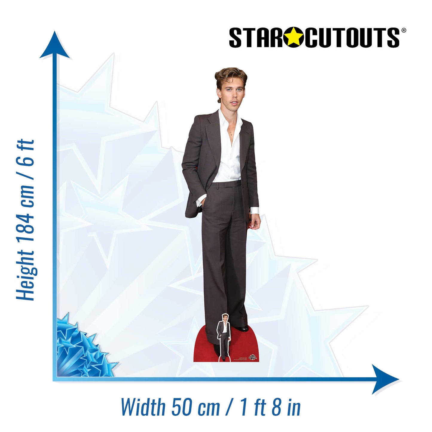 CS993 Austin Butler Height 184cm Lifesize Cardboard Cut Out With Mini