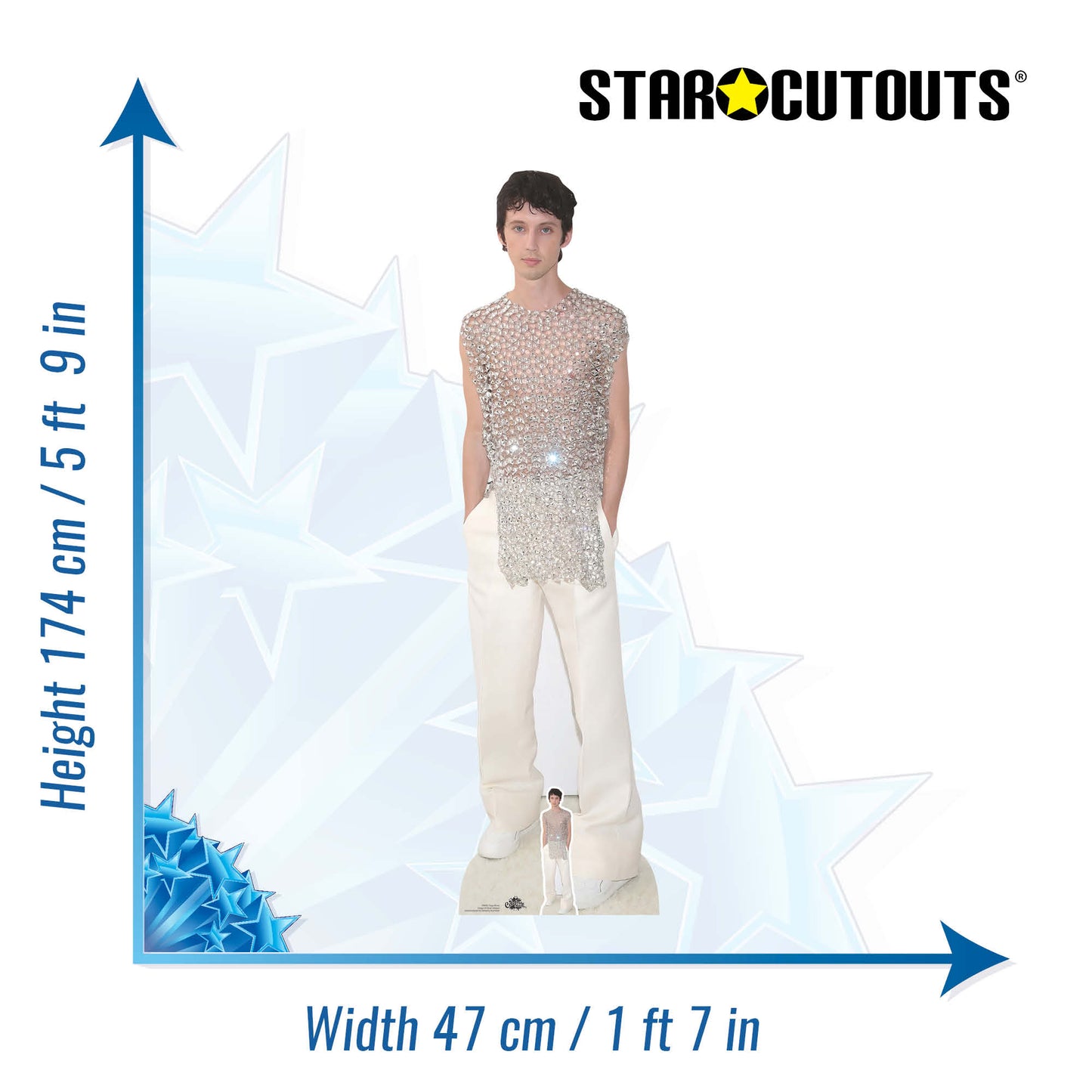 CS996 Troye Sivan Height 174cm Lifesize Cardboard Cut Out With Mini