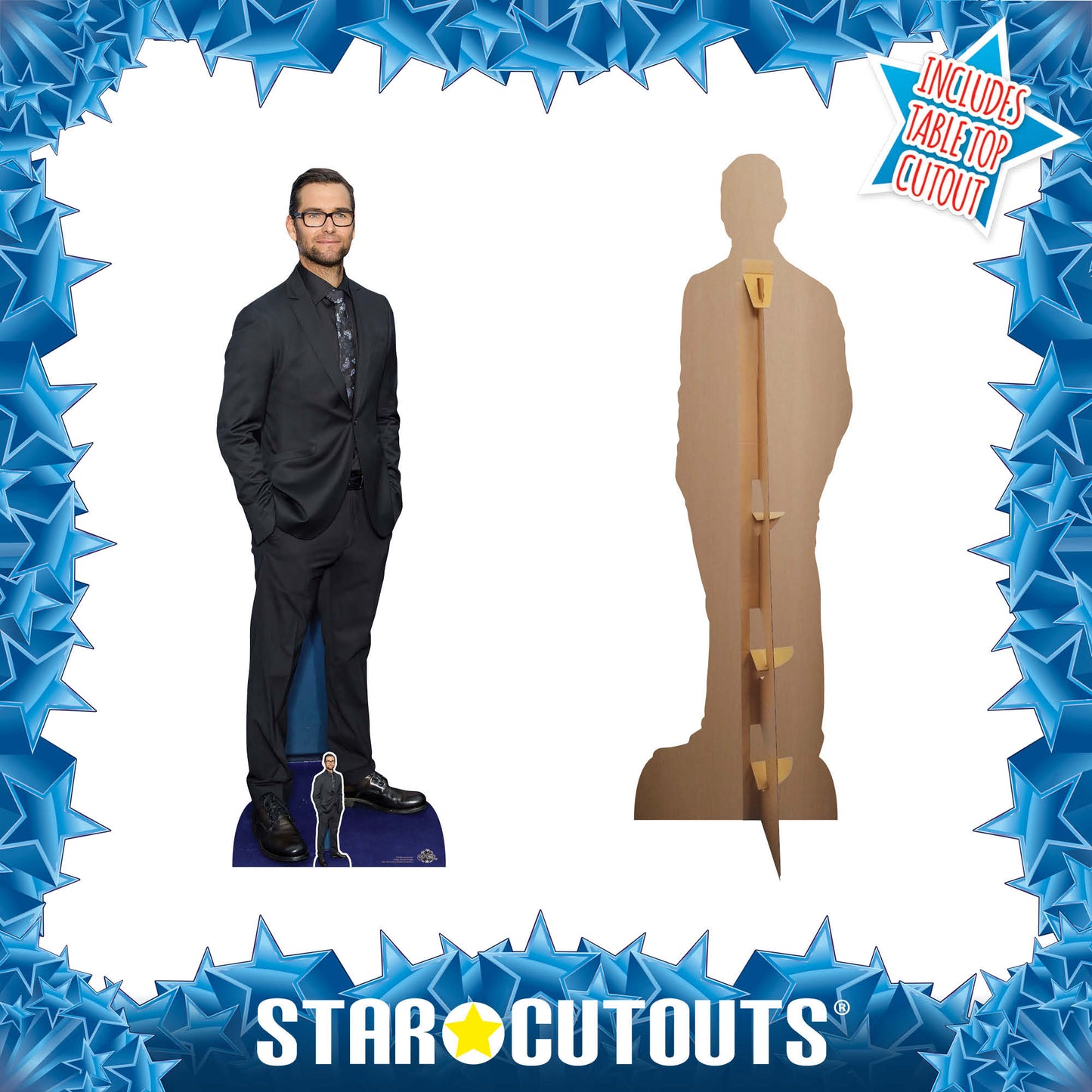 CS998 Antony Starr Height 181cm Lifesize Cardboard Cut Out With Mini