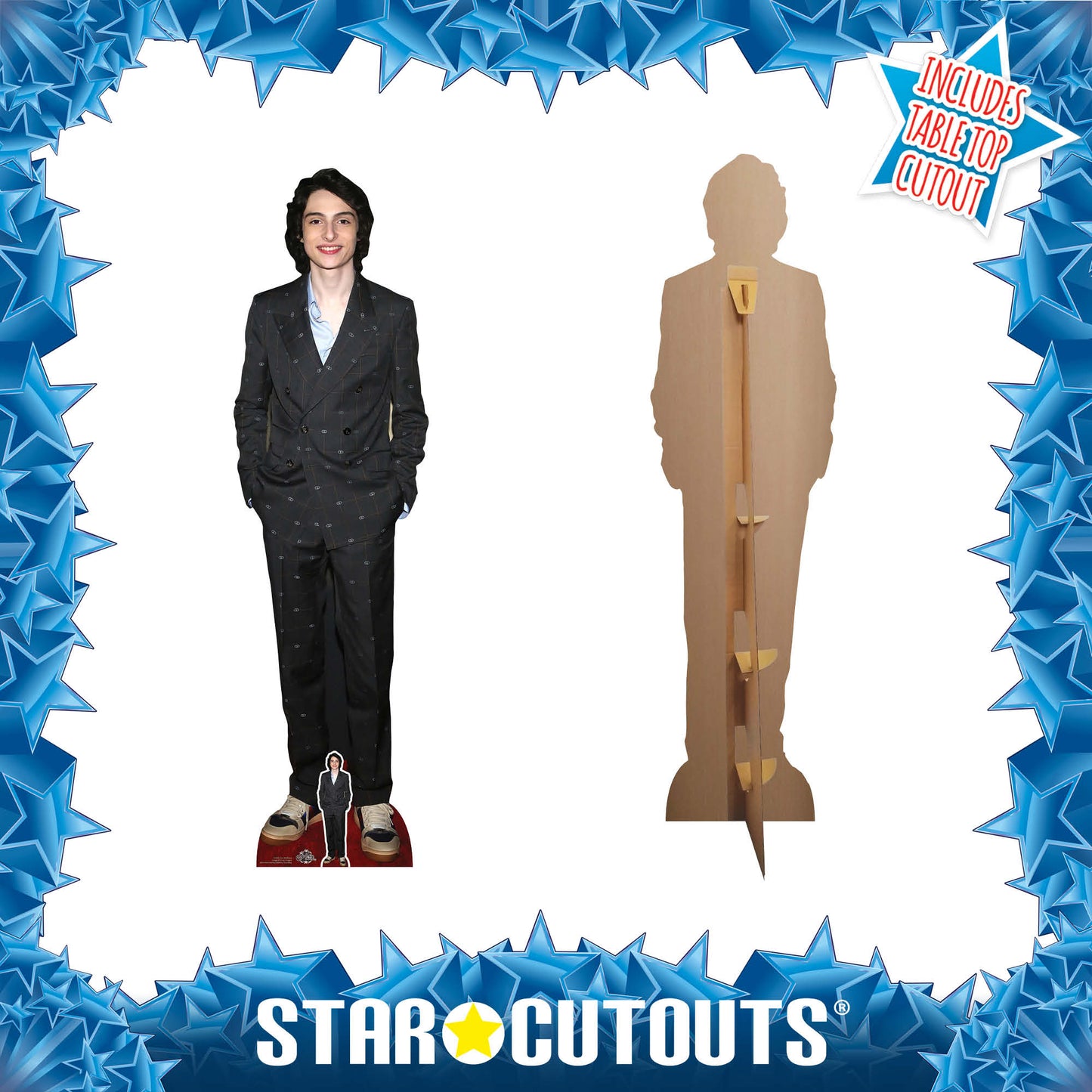 CS999 Finn Wolfhard Height 180cm Lifesize Cardboard Cut Out With Mini