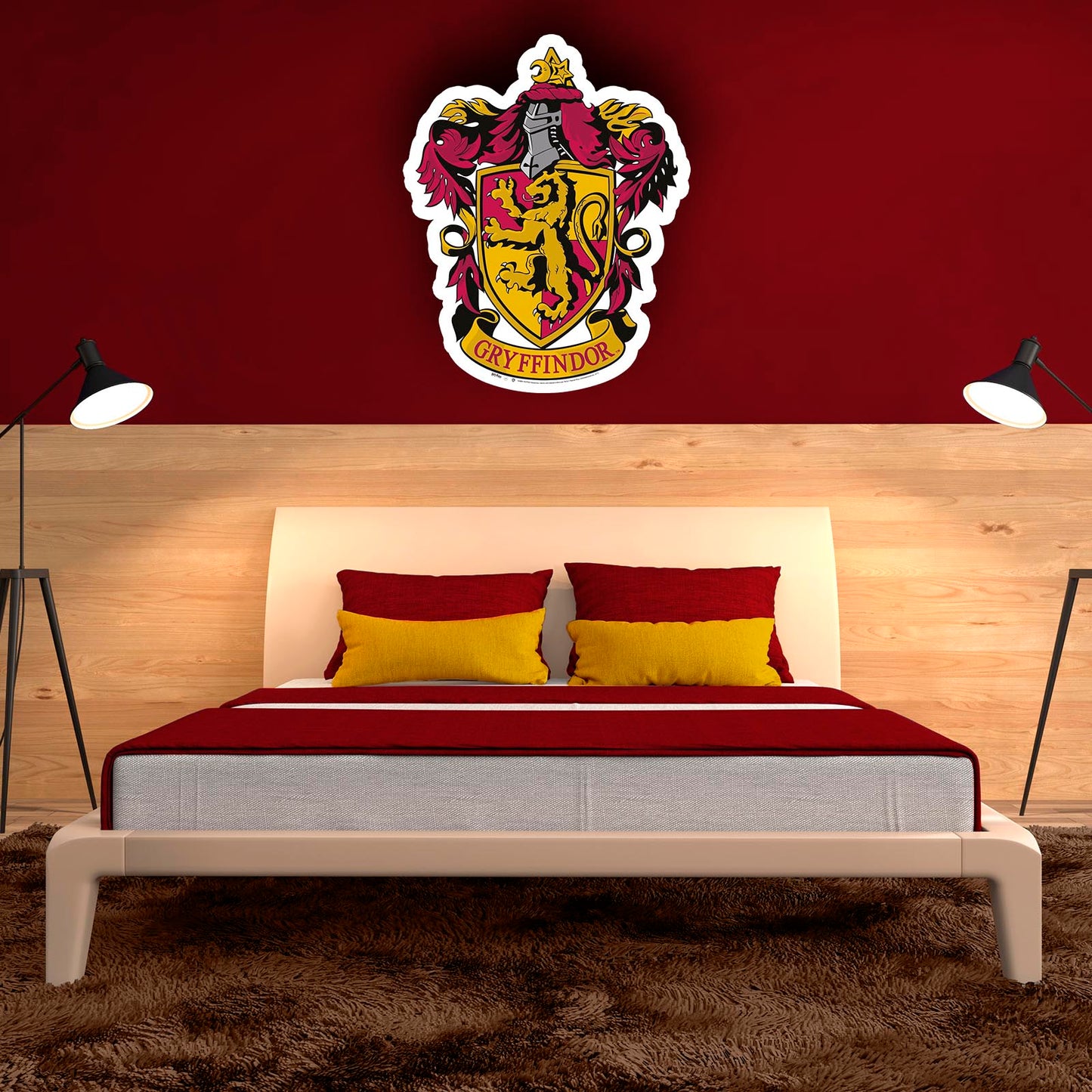 WA043 Gryffindor Emblem Wall Cut Out HARRY POTTER WIZARDING WORLD Height 61cm