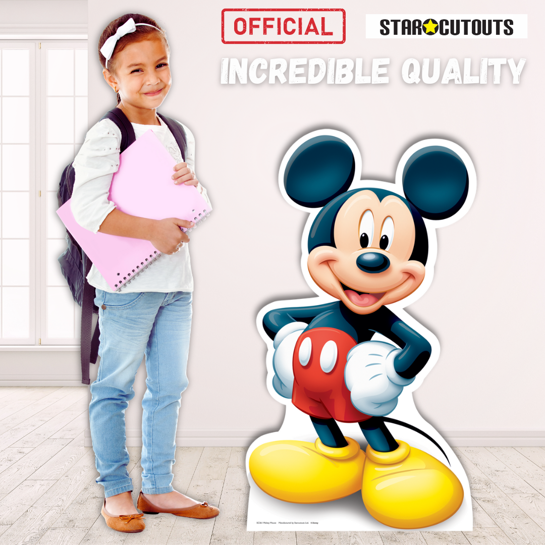 SC361 Mickey Mouse (Star Mini Cut-out) Cardboard Cut Out Height 88cm