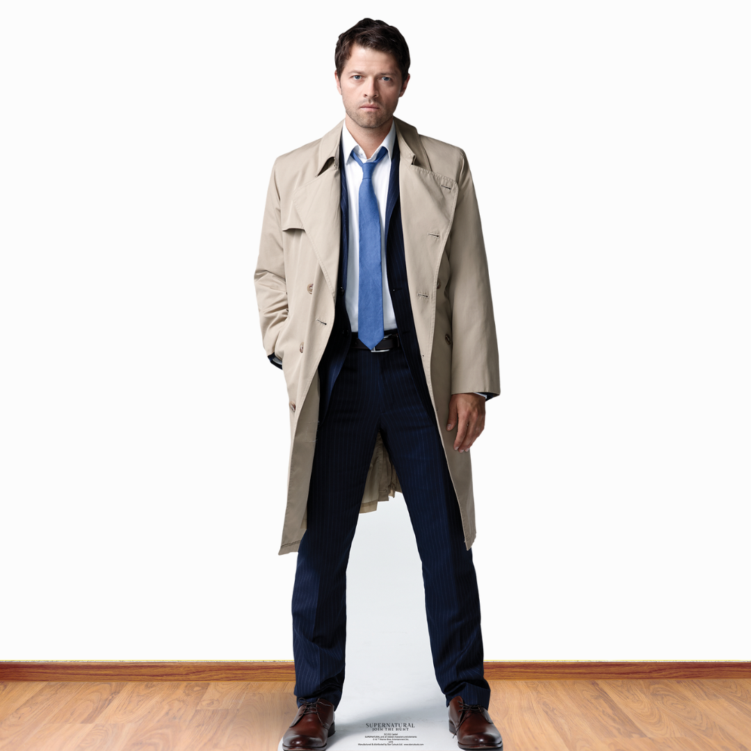 SC1351 Castiel (Supernatural) Misha Collins Cardboard Cut Out Height 184cm