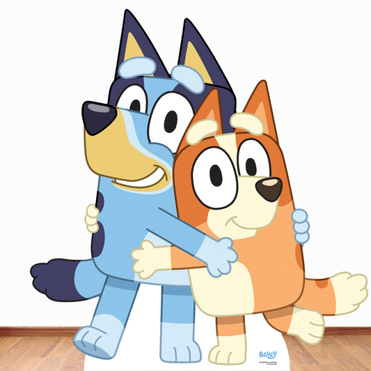 SC4558 Bluey and Bingo Cardboard Cut Out Height 91cm