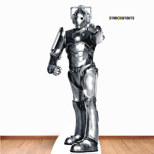 SC010 Cyberman Cardboard Cut Out Height 191cm