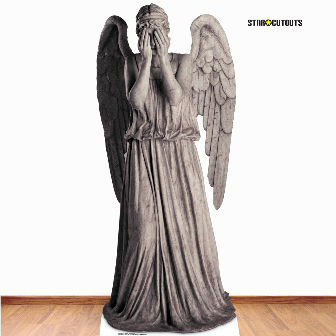 SC031 Weeping Angel Blink Angel Cardboard Cut Out Height 191cm