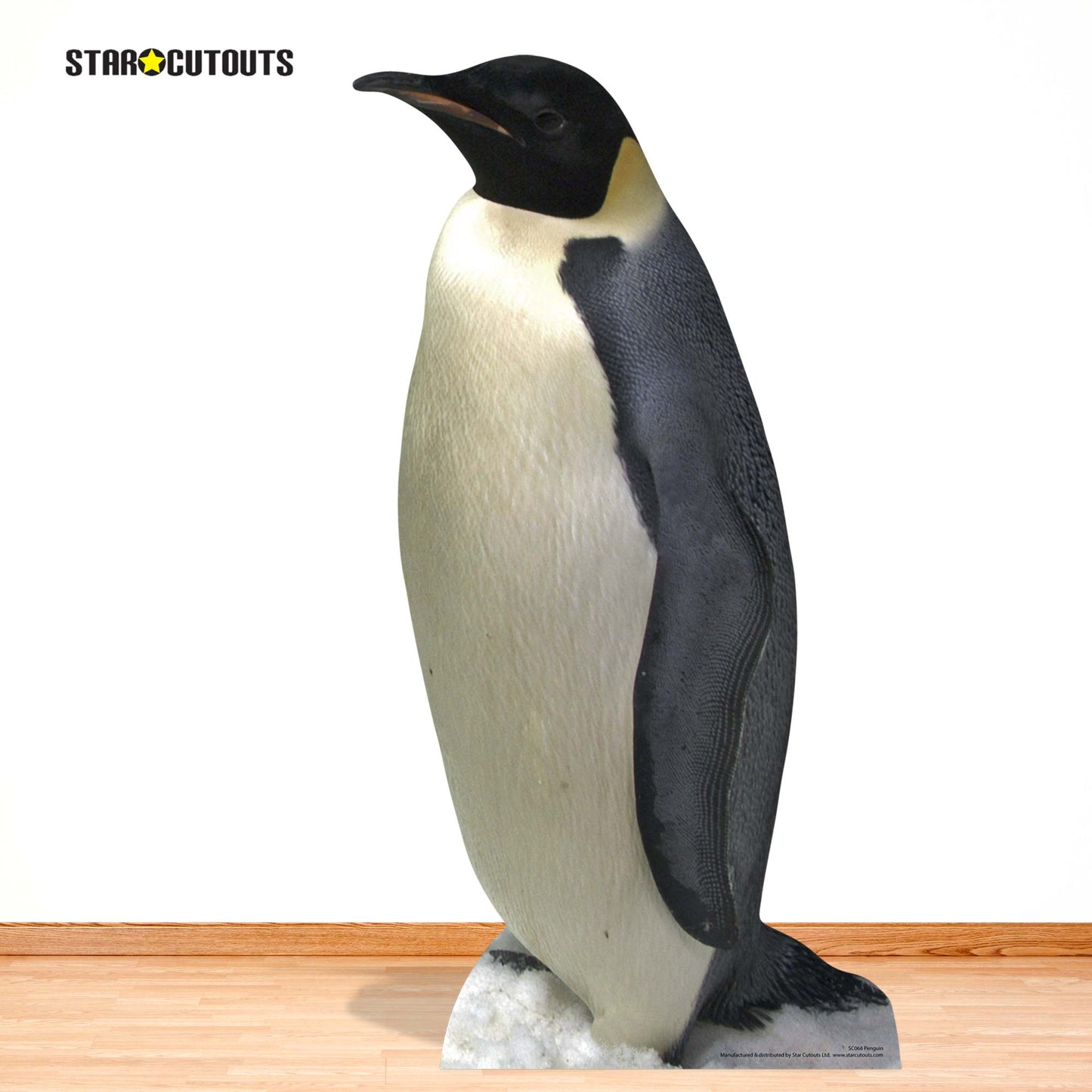 SC068 Penguin Cardboard Cut Out Height 90cm