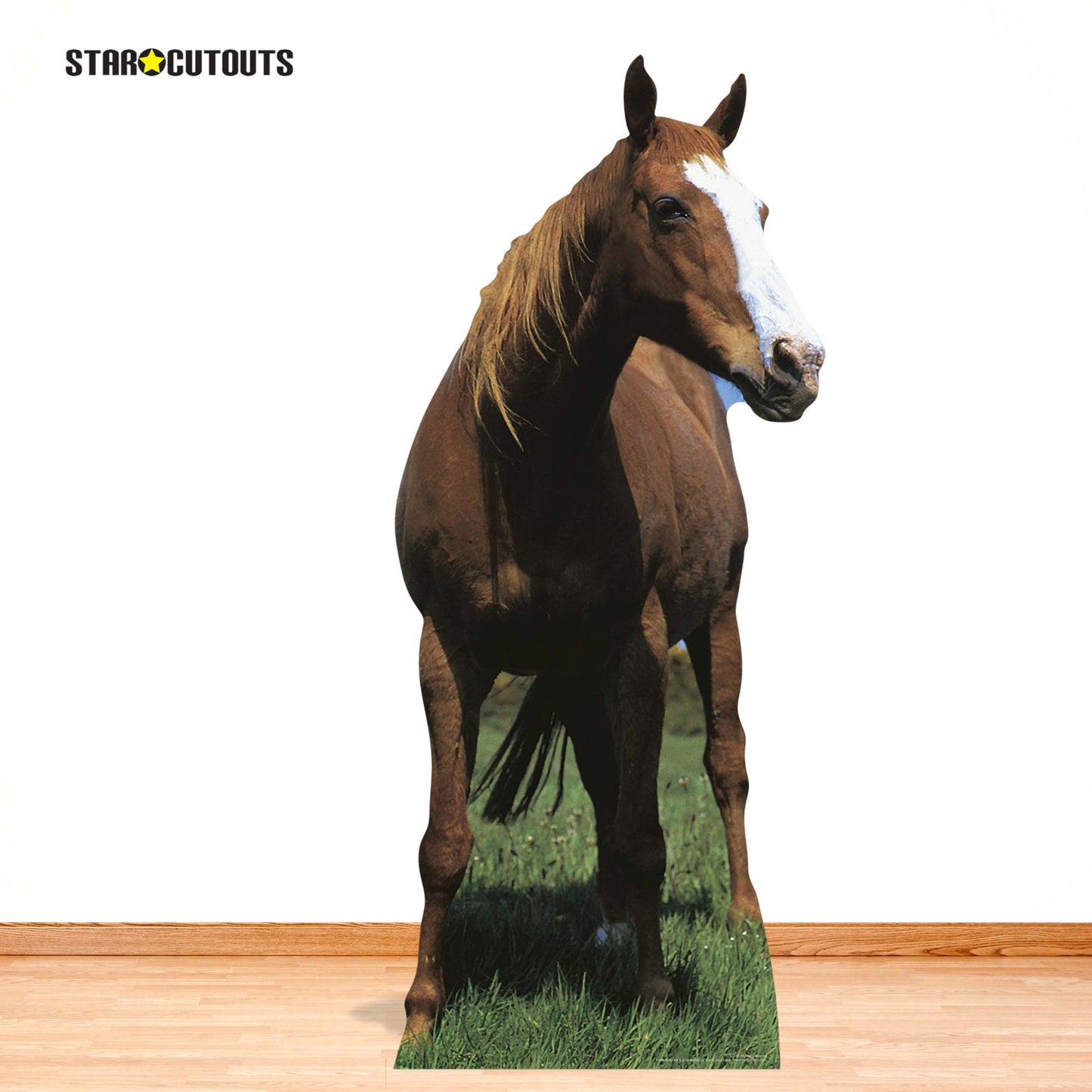 SC070 Mustang - Horse Cardboard Cut Out Height 190cm