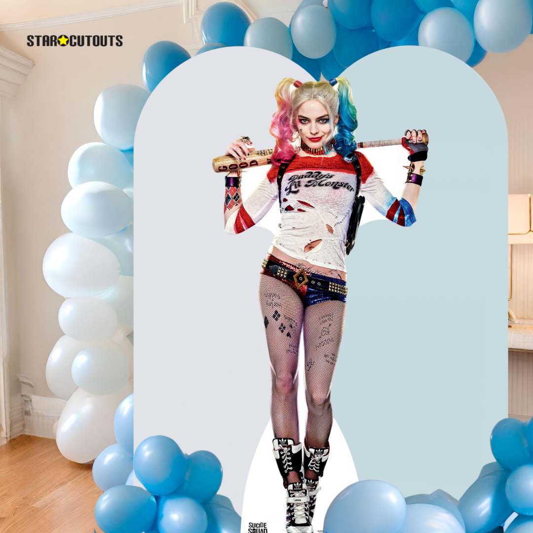 SC1220 Harley Quinn Margot Robbie Cardboard Cut Out Height 171cm Star Cutouts