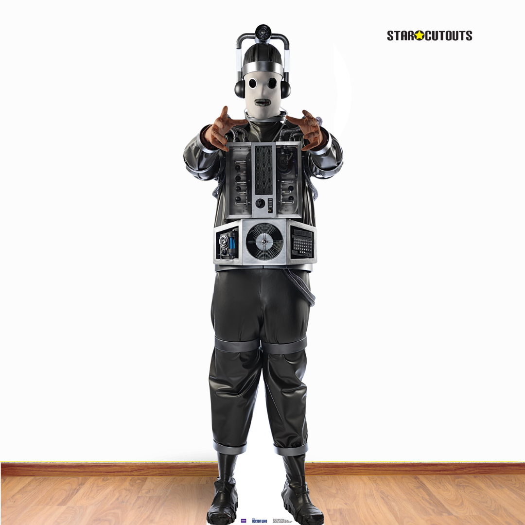 SC1230 Mondassian Cyberman Cardboard Cut Out Height 190cm