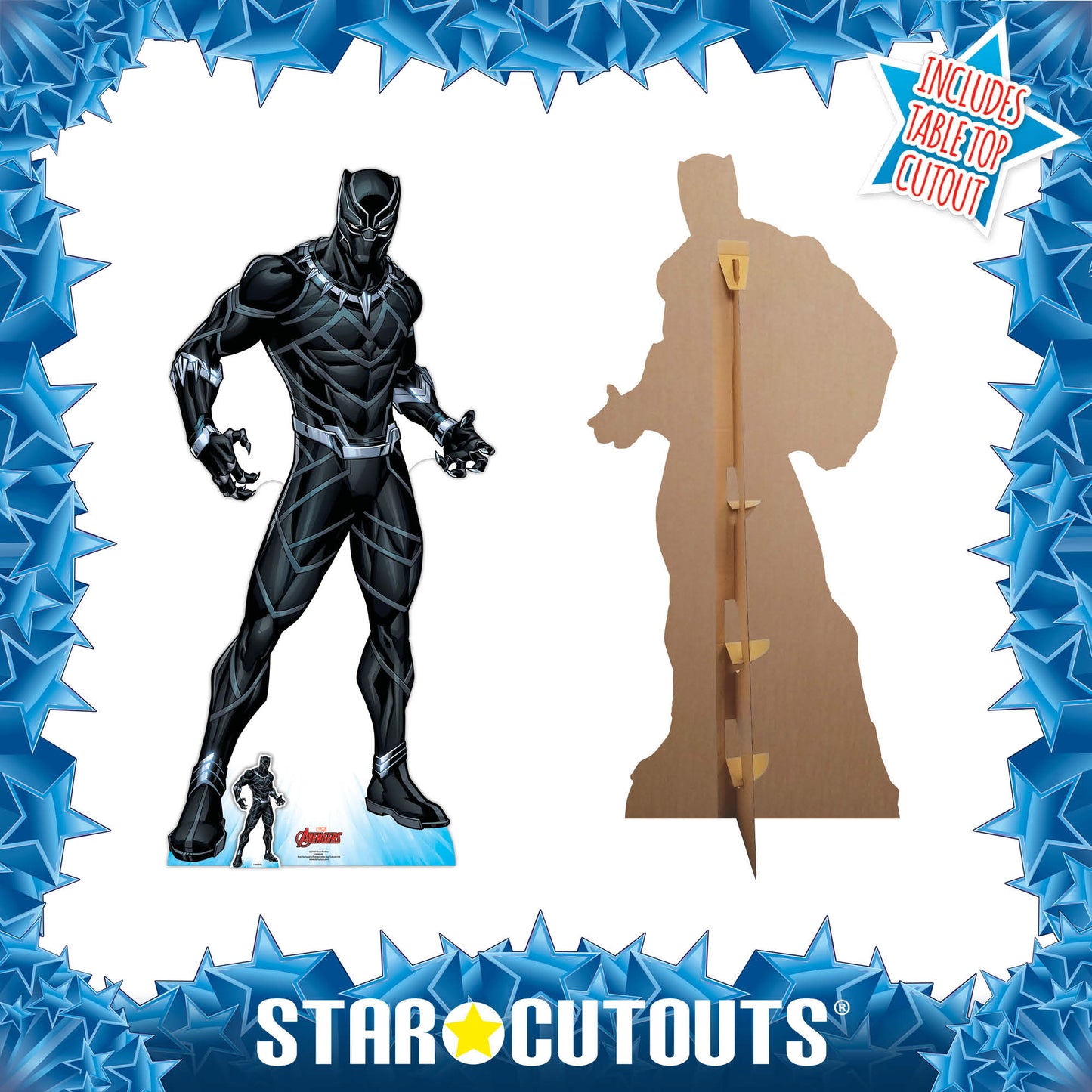 SC1607 Black Panther Wakandas Protector Cardboard Cut Out Height 184cm