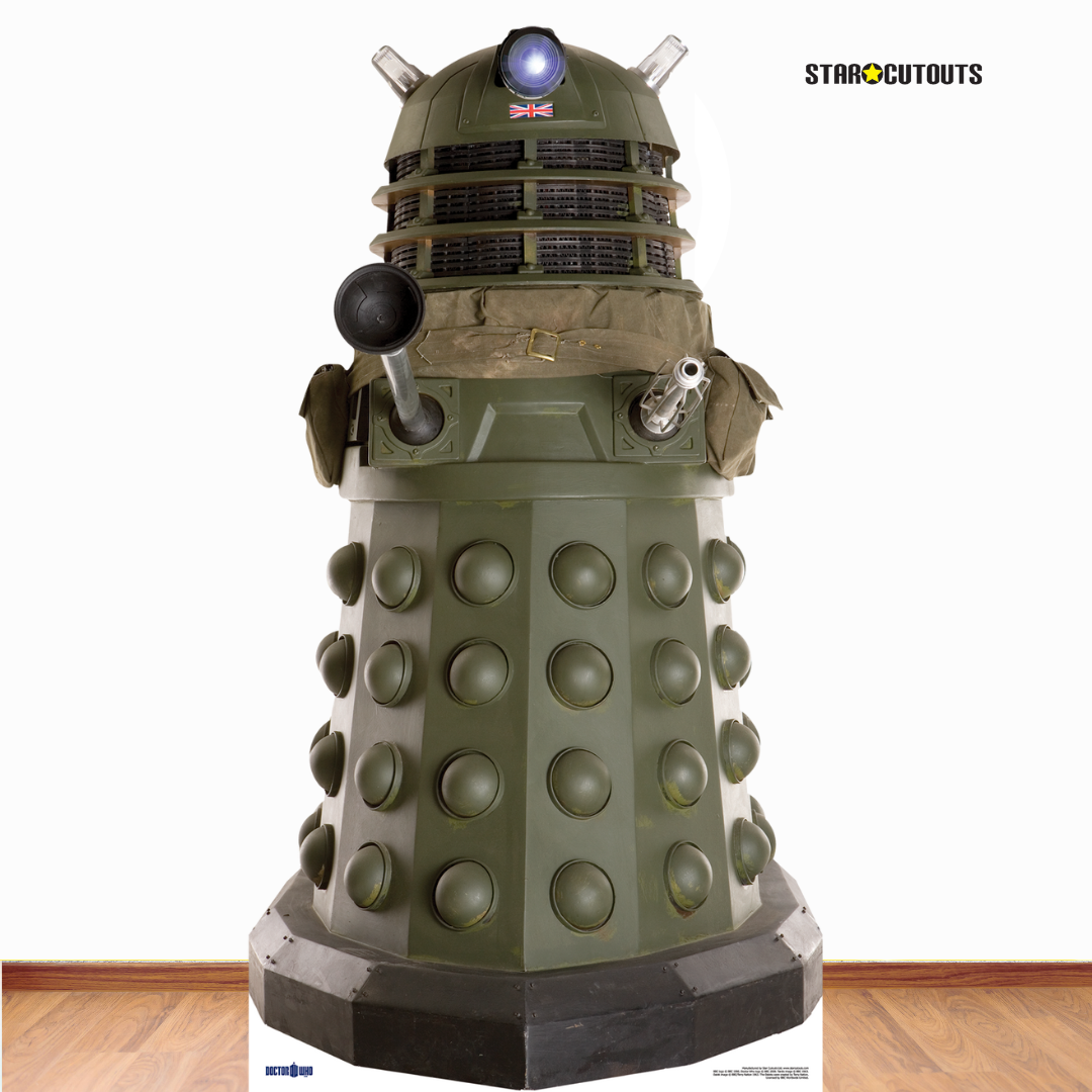 SC220 Wartime Dalek Ironside Cardboard Cut Out Height 173cm