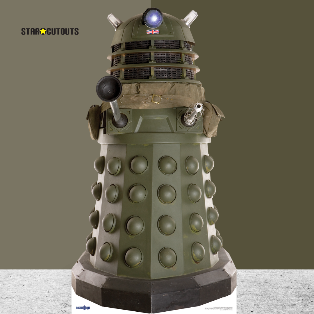 SC220 Wartime Dalek Ironside Cardboard Cut Out Height 173cm