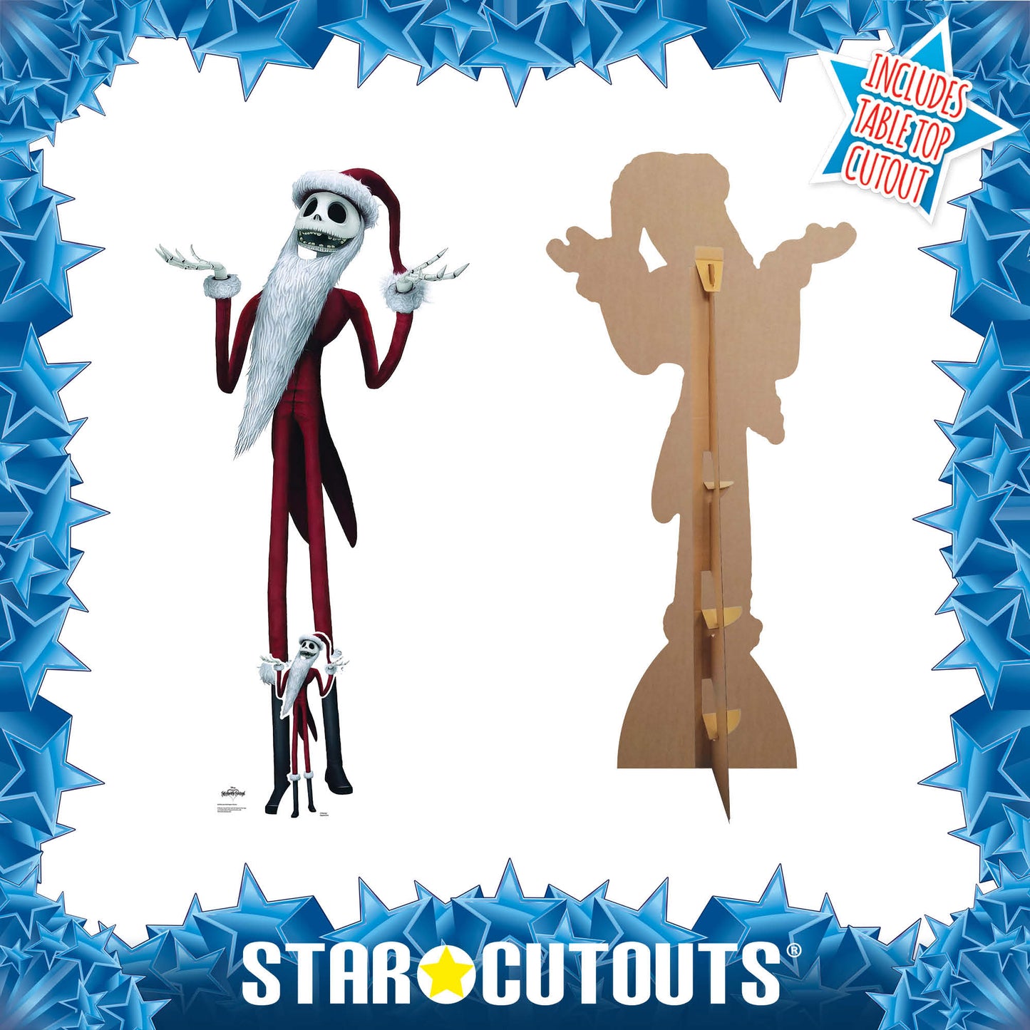 SC4033 Jack Skellington Santa Suit The Nightmare Before Christmas Cardboard Cut Out Height 188cm