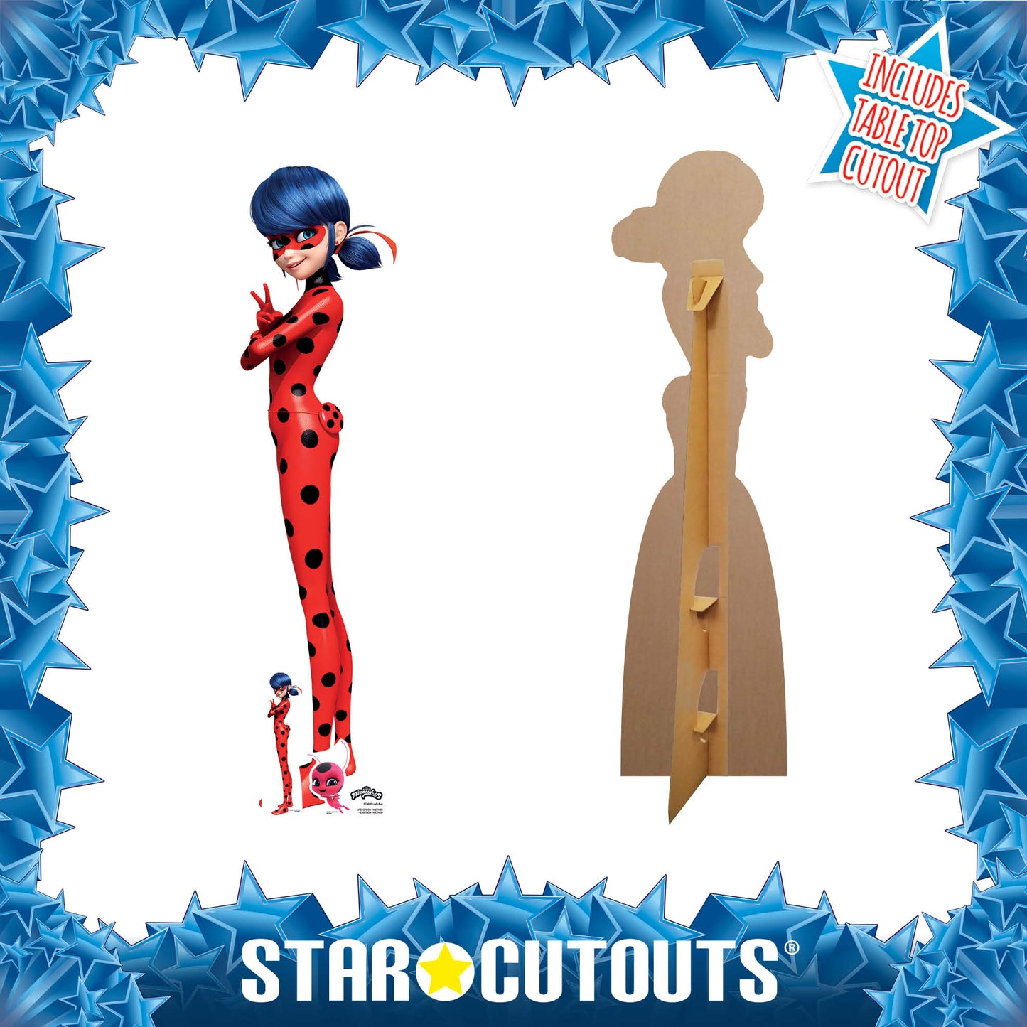 SC4041 Lady Bug - Miraculous: Tales of Ladybug & Cat Noir Cardboard Cut Out Height 136cm