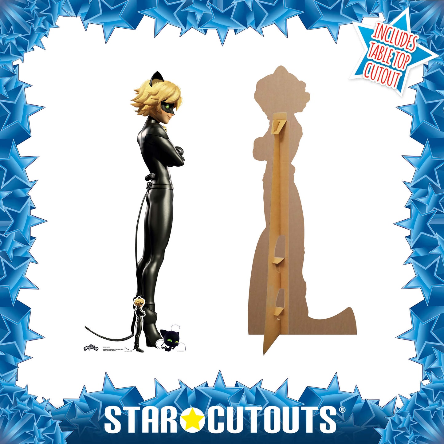 SC4042 Cat Noir - Miraculous: Tales of Ladybug & Cat Noir Cardboard Cut Out Height 152cm