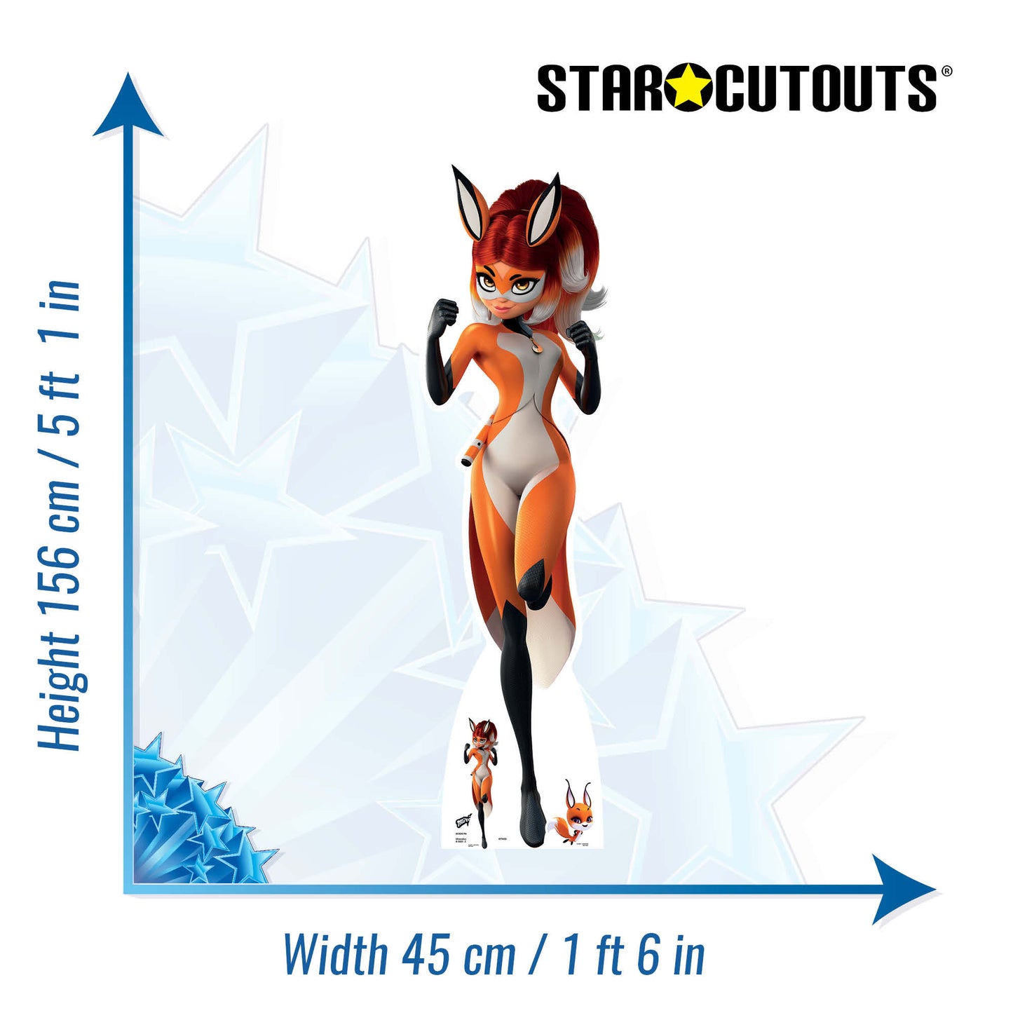 SC4043 Rena Rouge - Miraculous: Tales of Ladybug & Cat Noir Cardboard Cut Out Height 156cm