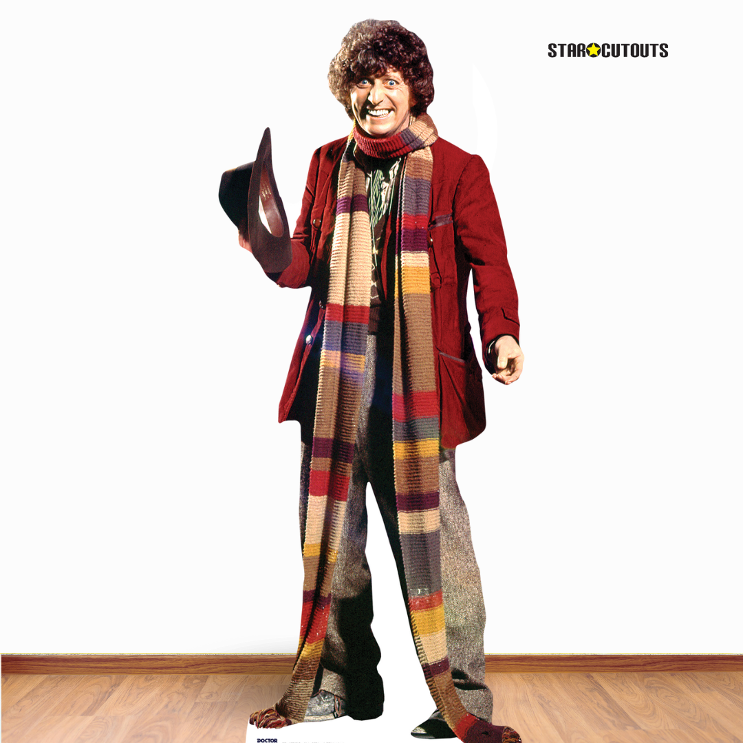 SC406 Tom Baker - Fourth Doctor Cardboard Cut Out Height 181cm