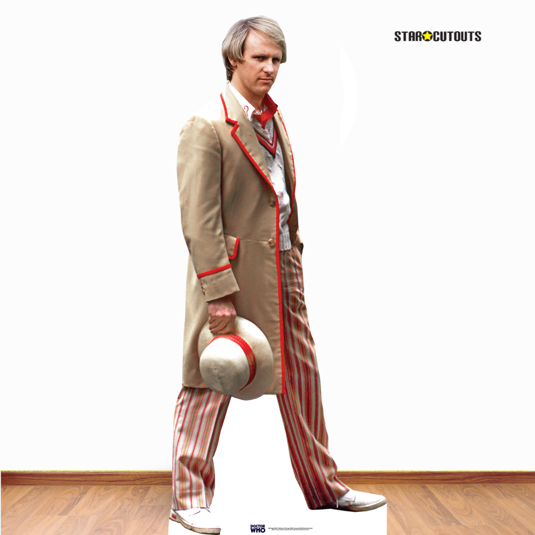 SC407 Peter Davison - Fifth Doctor Cardboard Cut Out Height 179cm