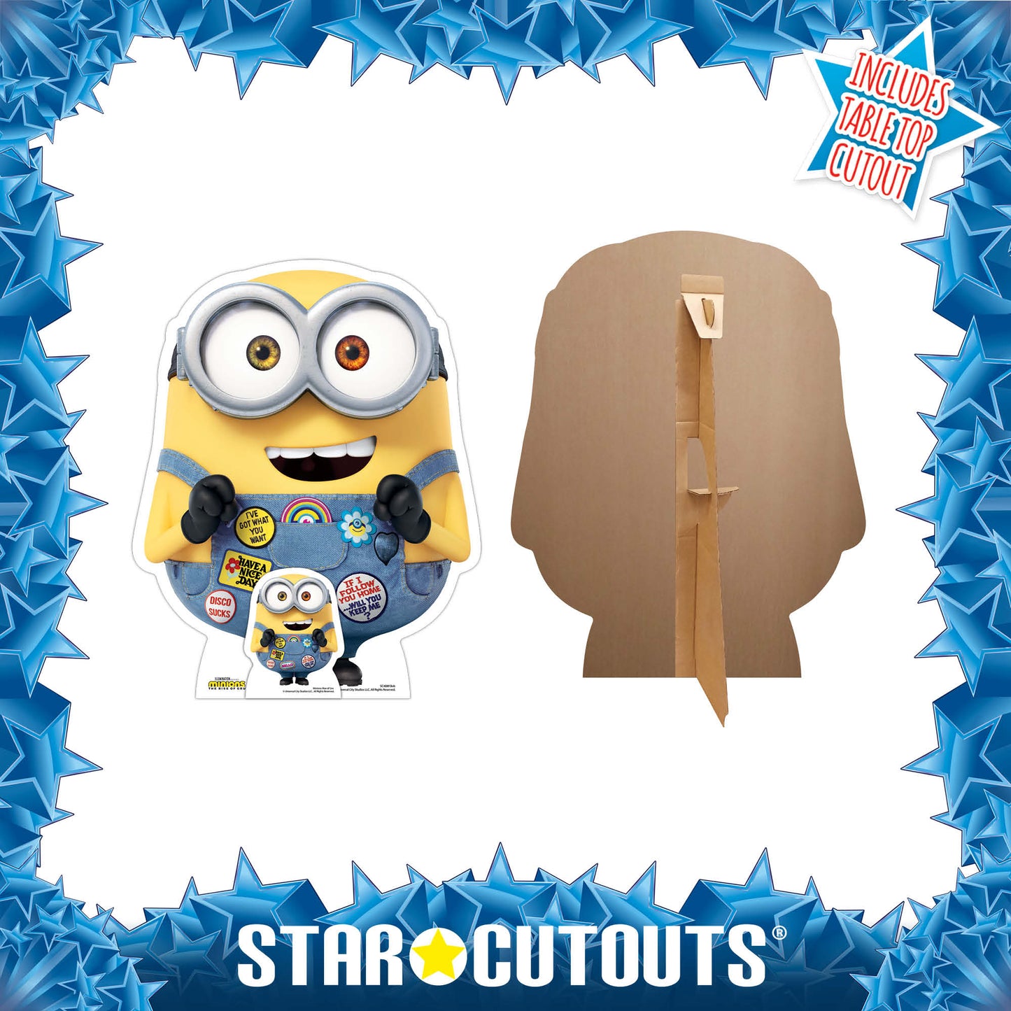 SC4089 Little Brother Bob Minions 2 Cardboard Cut Out Height 62cm