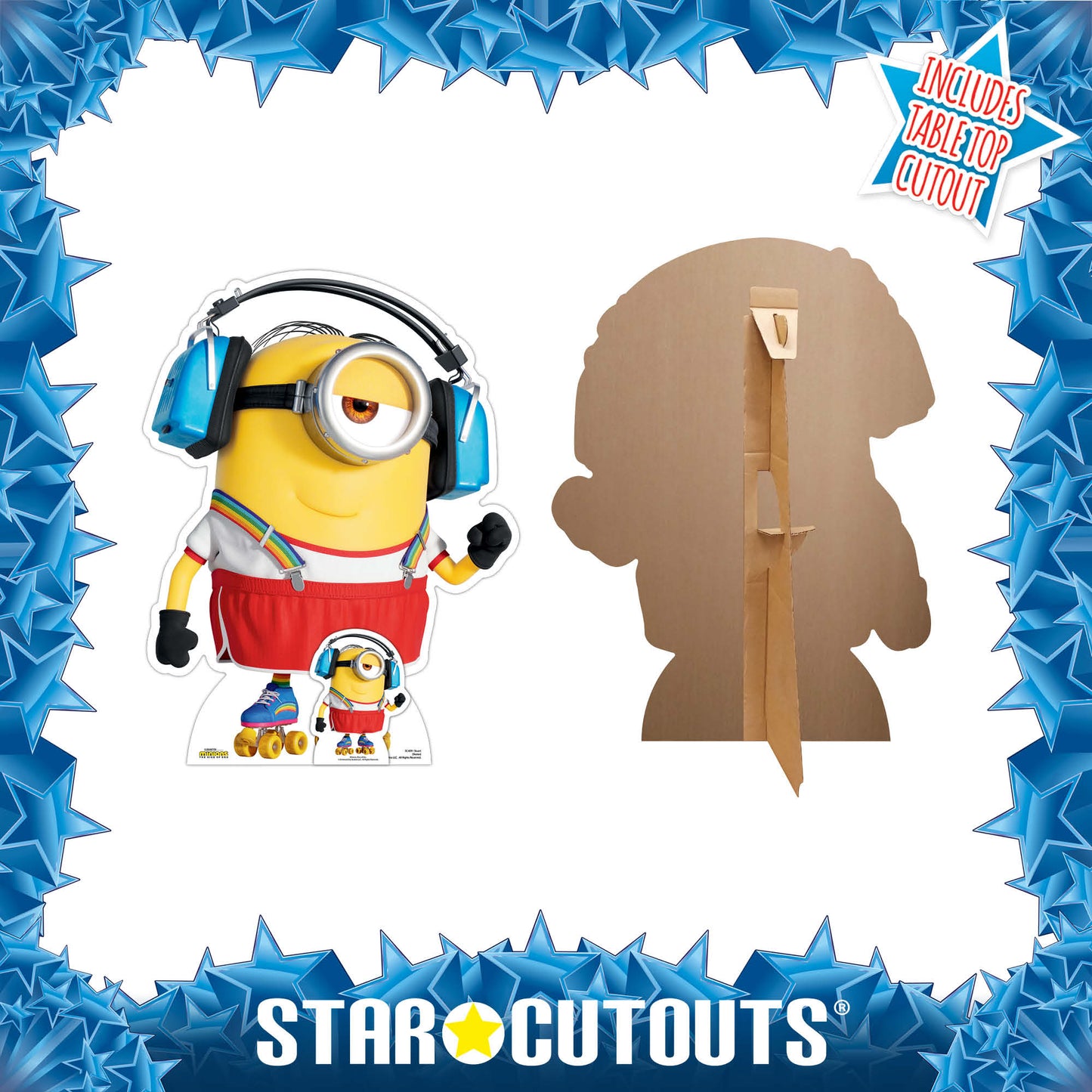 SC4091 Stuart Skates Minions 2 Cardboard Cut Out Height 89cm