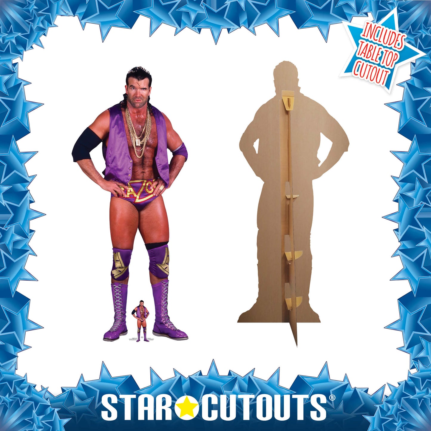 SC4097 Razor Ramon WWE Cardboard Cut Out Height 196cm