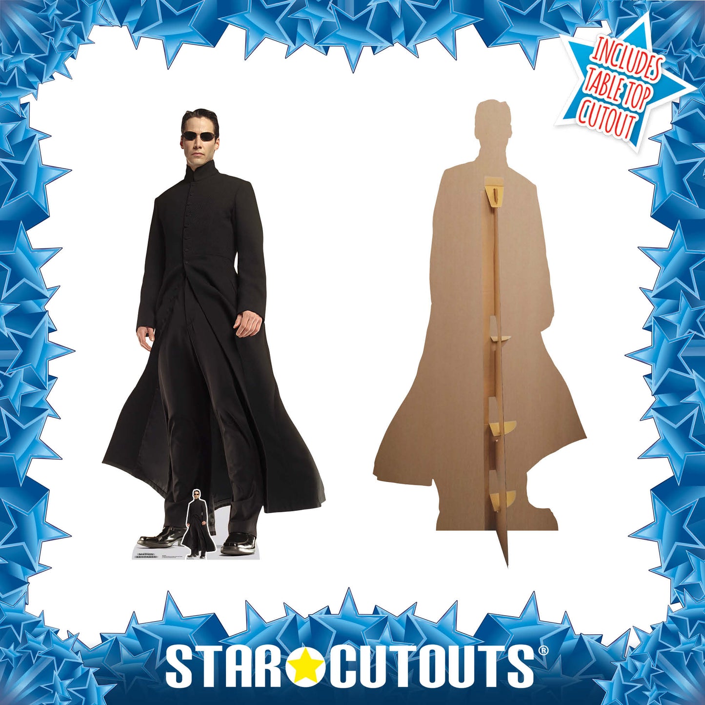 SC4114 Neo Matrix Keanu Reeves Cardboard Cut Out Height 187cm