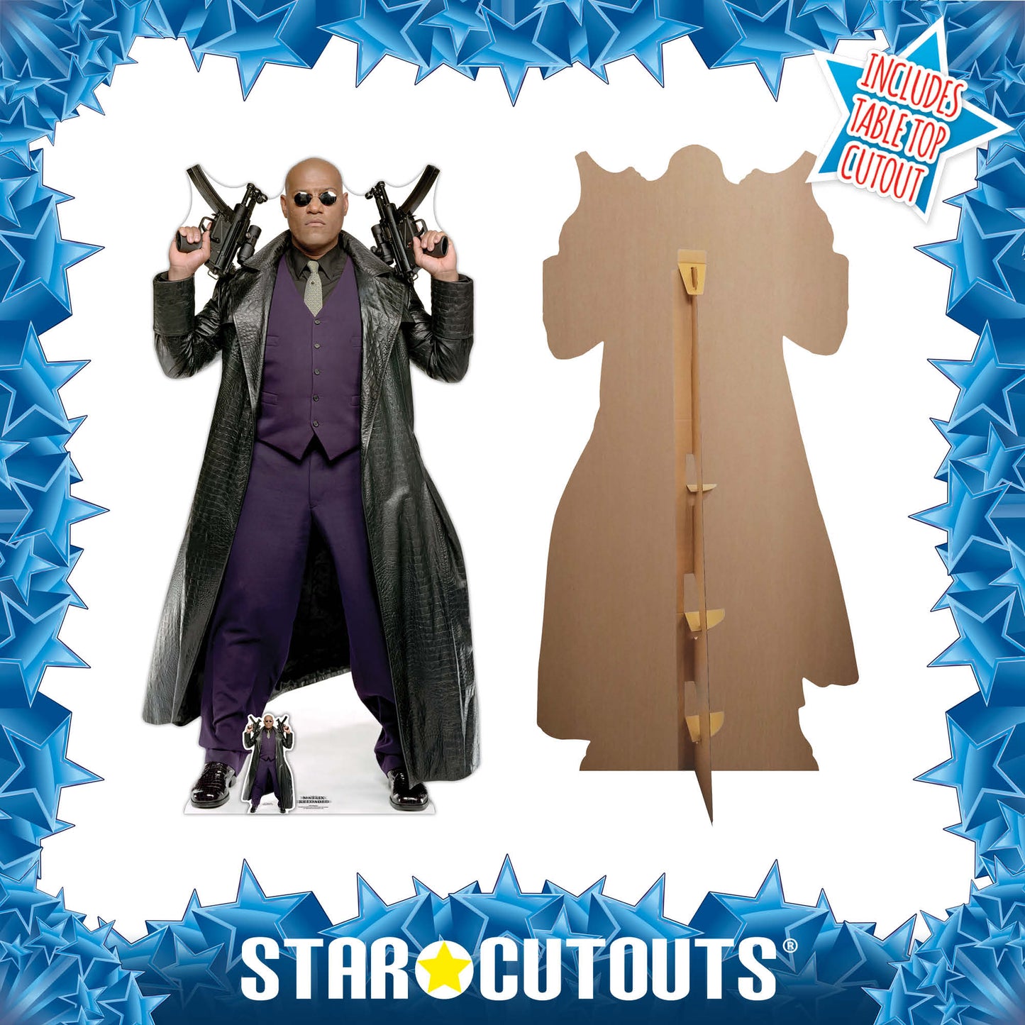 SC4115 Morpheus Matrix Laurence Fishburne Cardboard Cut Out Height 184cm