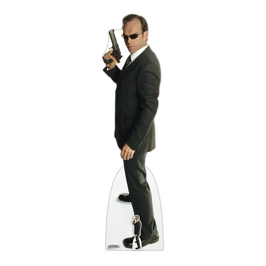 SC4116 Agent Smith Matrix Hugo Weaving Cardboard Cut Out Height 189cm