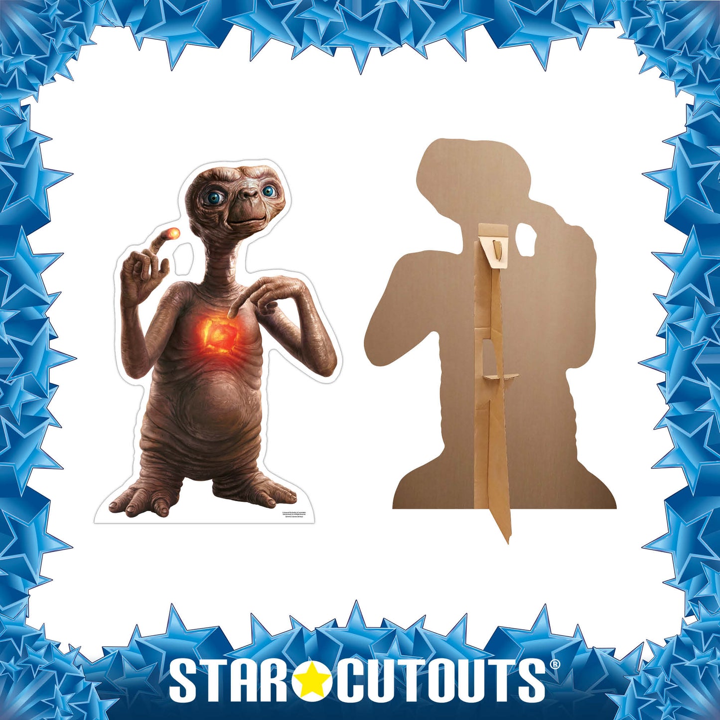 SC4144 E.T 40 Year Anniversary Edition Star Mini Cardboard Cut Out Height 95cm