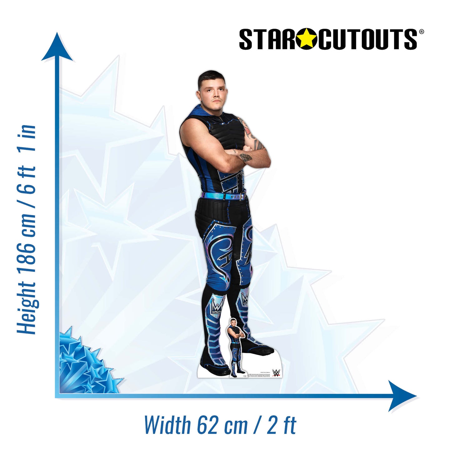 SC4163 Dominik Mysterio WWE Cardboard Cut Out Height 186cm