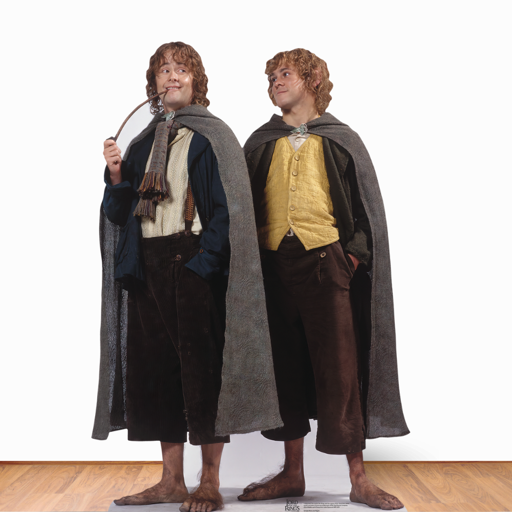 SC4202 Merry and Pippin Double Lord of the Rings Cardboard Cut Out Height 133cm