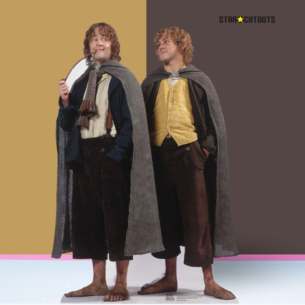 SC4202 Merry and Pippin Double Lord of the Rings Cardboard Cut Out Height 133cm