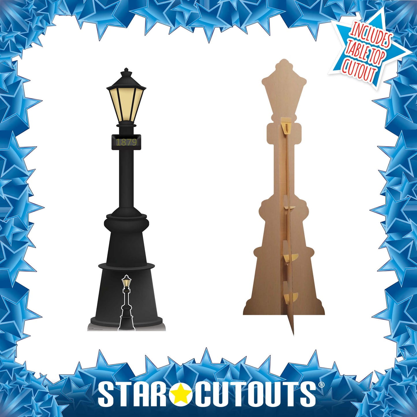 SC4211 Lampost Cardboard Cut Out Height 189cm