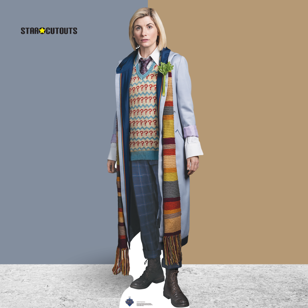 SC4229 Thirteenth Doctor Multi Jodie Whittaker Cardboard Cut Out Height 171cm