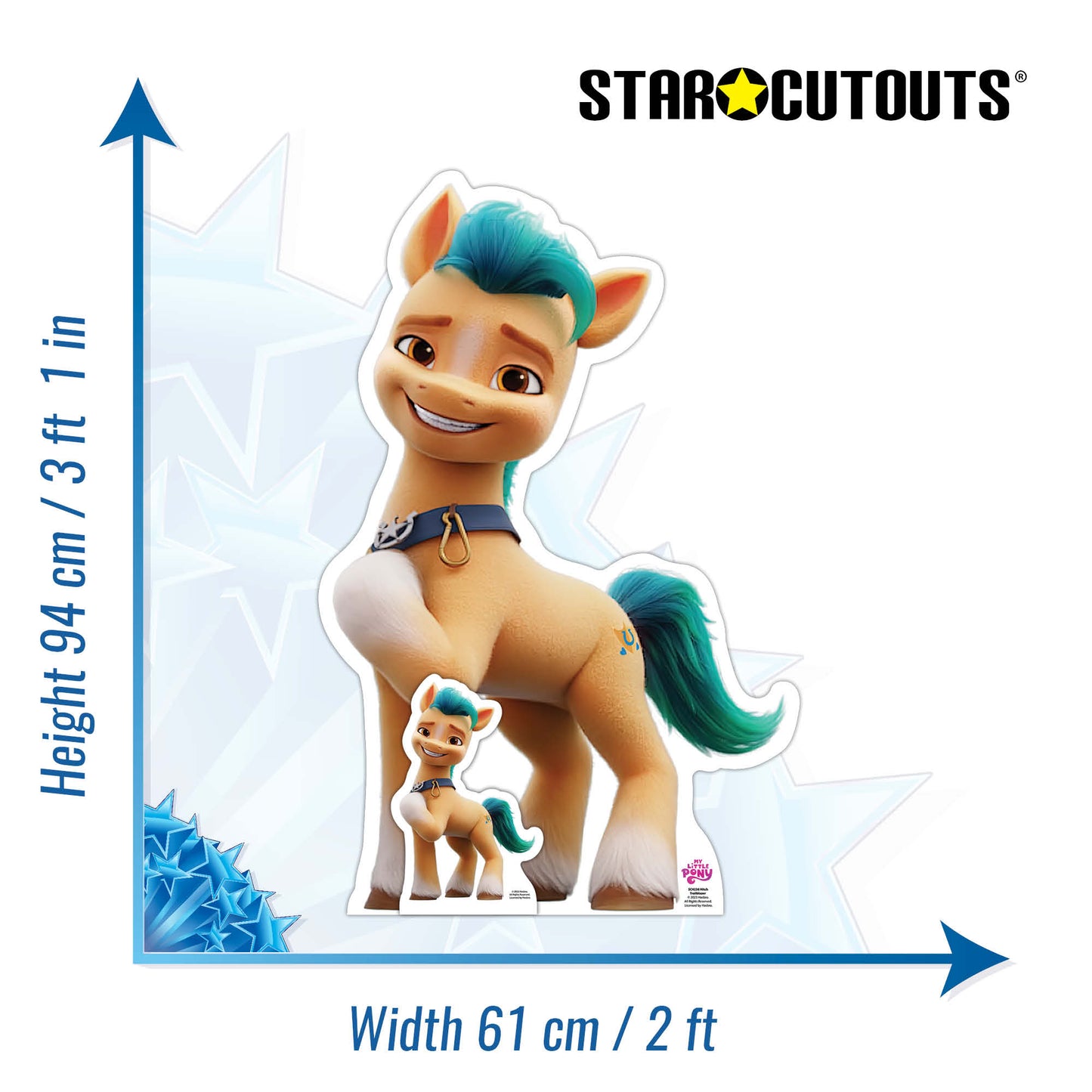 SC4236  Hitch Trailblazer My Little Pony Star Mini Cardboard Cut Out Height 94cm