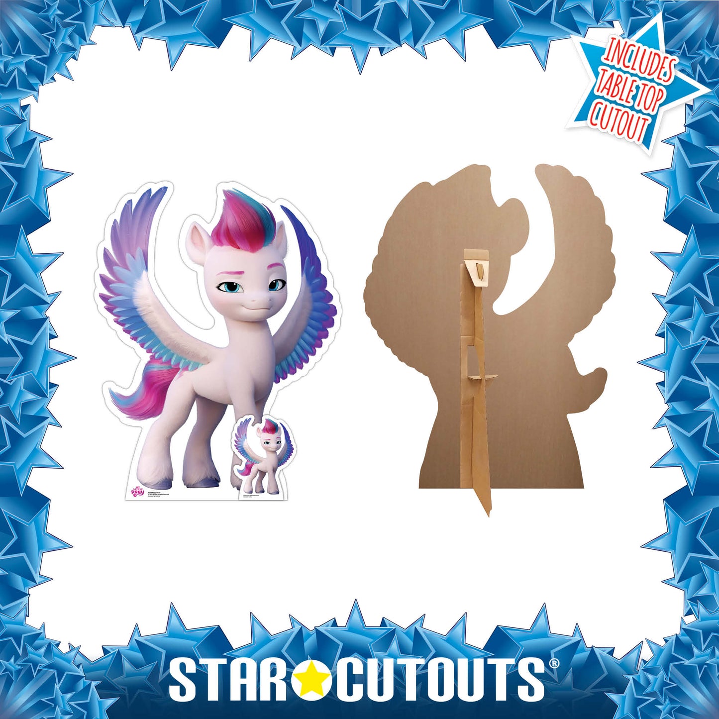 SC4238 Zipp Storm My Little Pony Star Mini Cardboard Cut Out Height 95cm