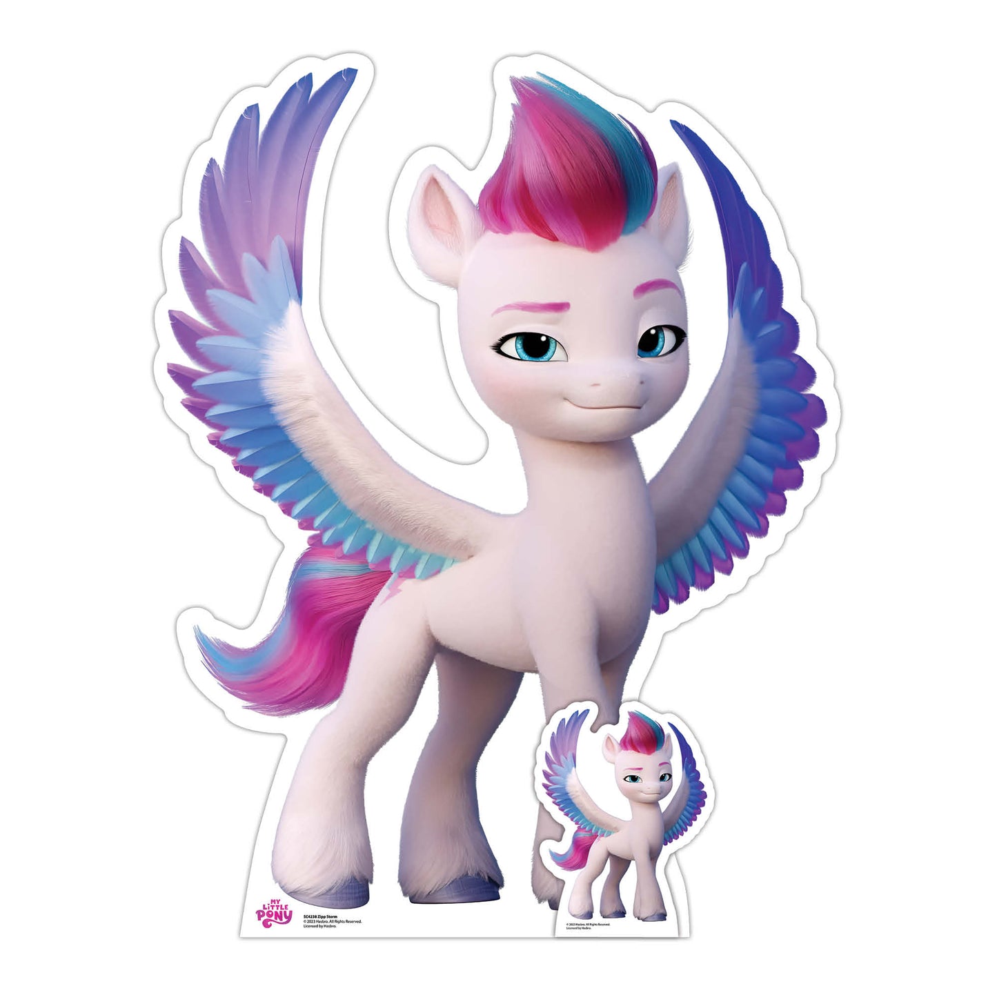 SC4238 Zipp Storm My Little Pony Star Mini Cardboard Cut Out Height 95cm