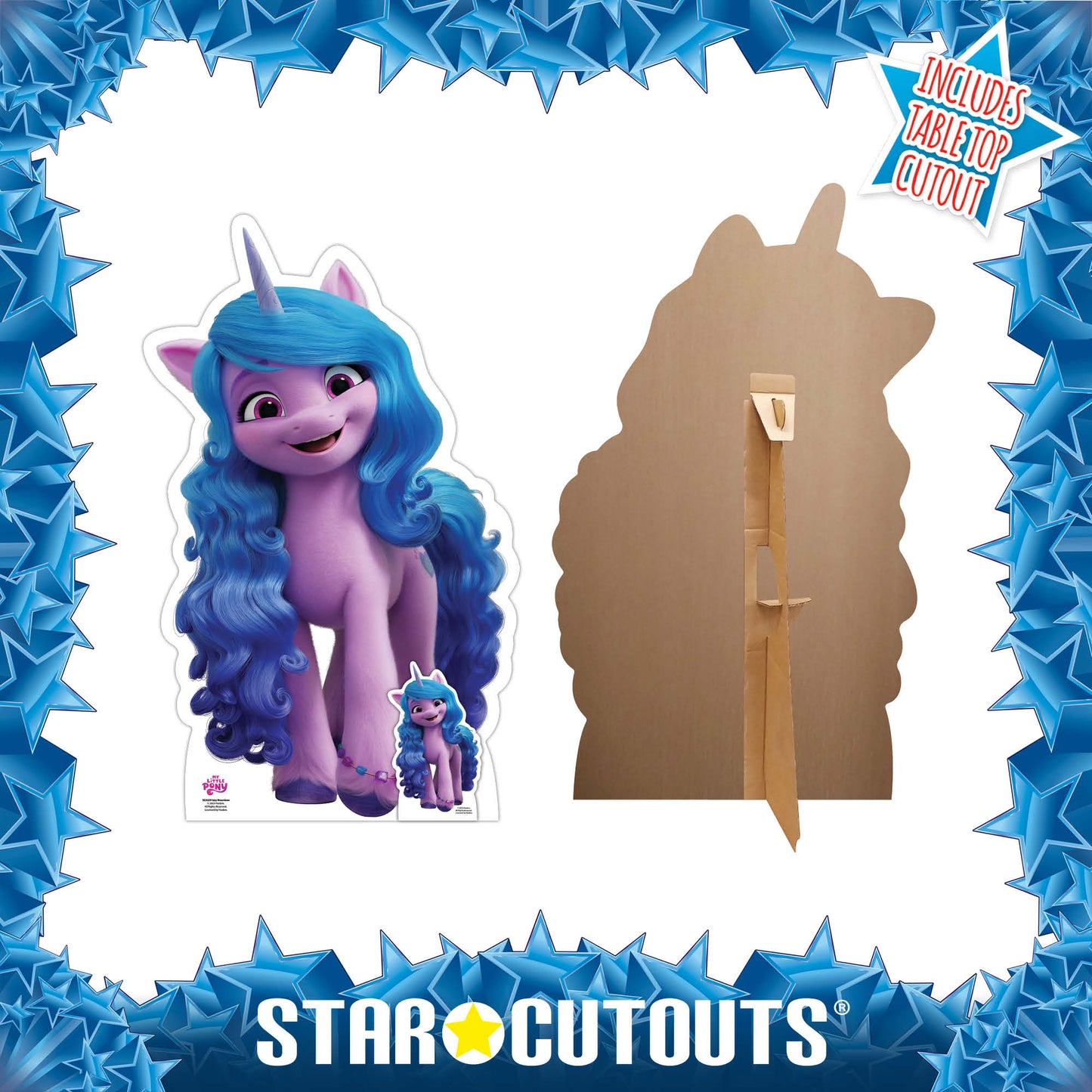 SC4239 Izzy Moonbow My Little Pony Star Mini Cardboard Cut Out Height 95cm