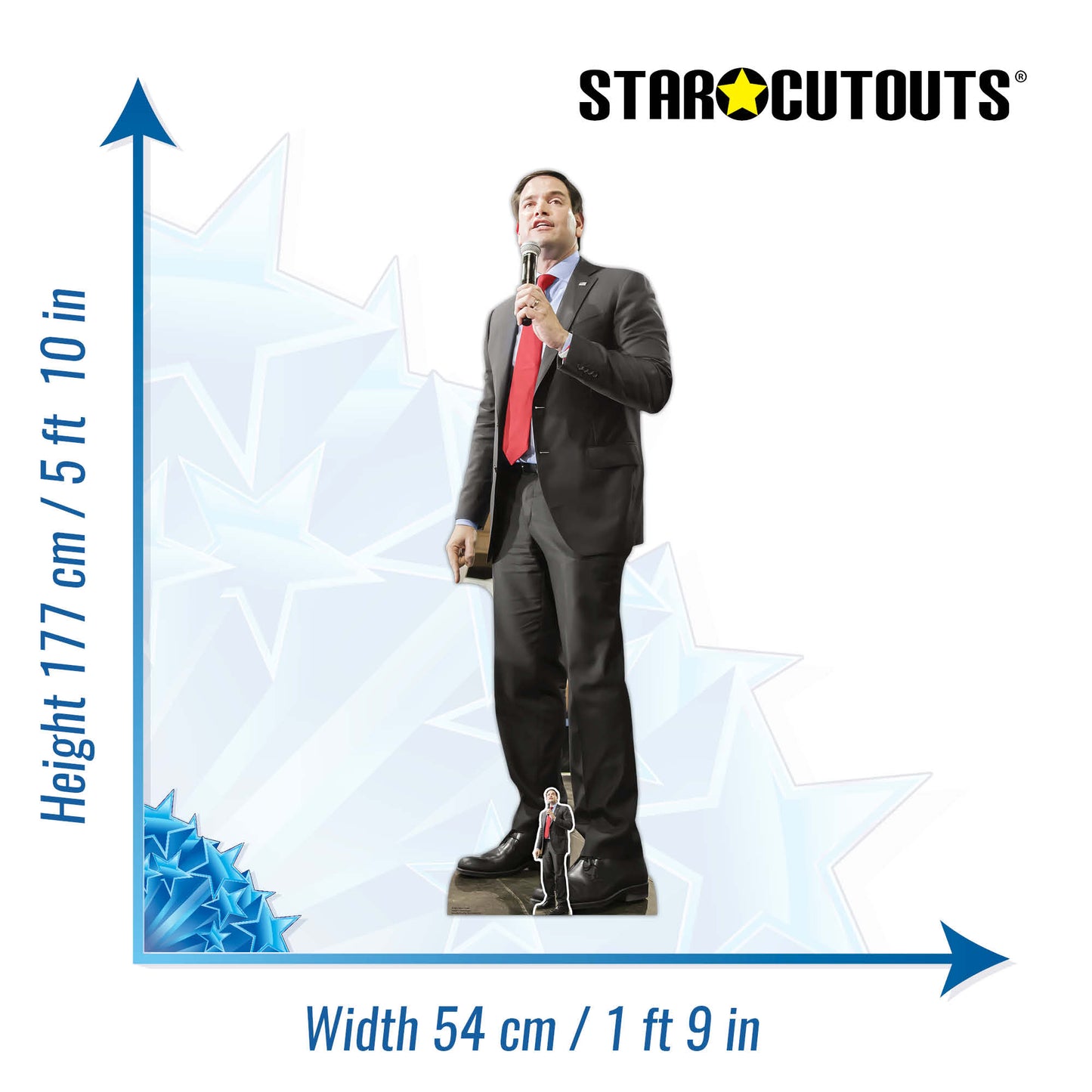 SC4251 Marco Rubio Cardboard Cut Out Height 177cm