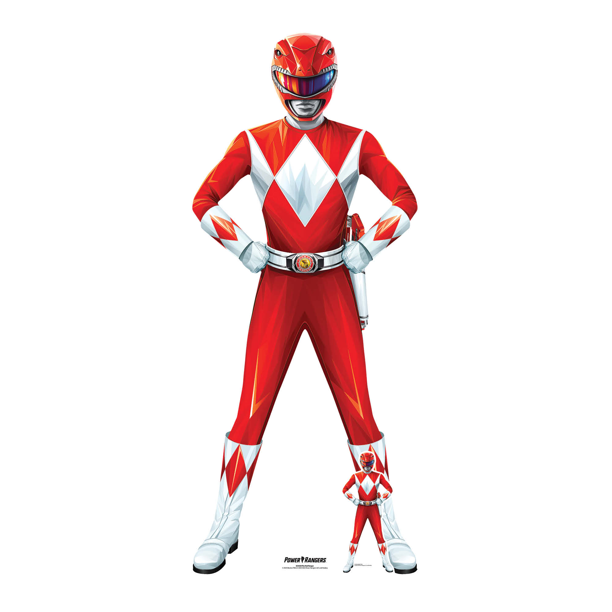 Red Power Ranger – Star Cutouts