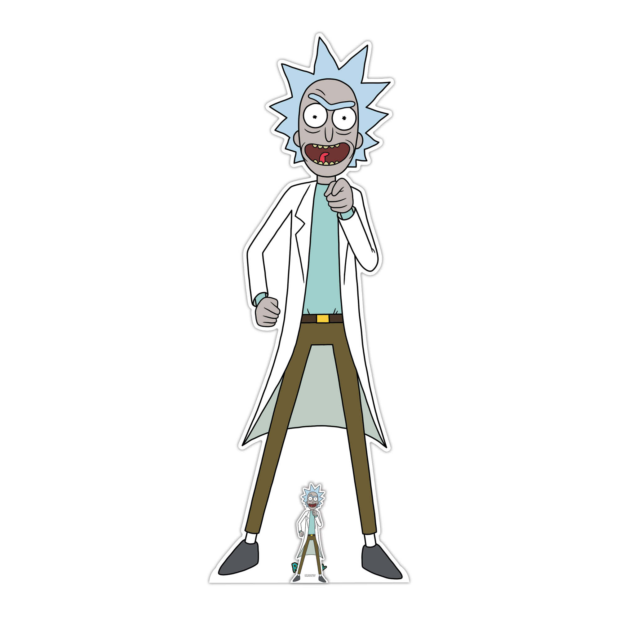 SC4261 Rick Sanchez Scientist Rick and Morty Cardboard Cut Out Height ...