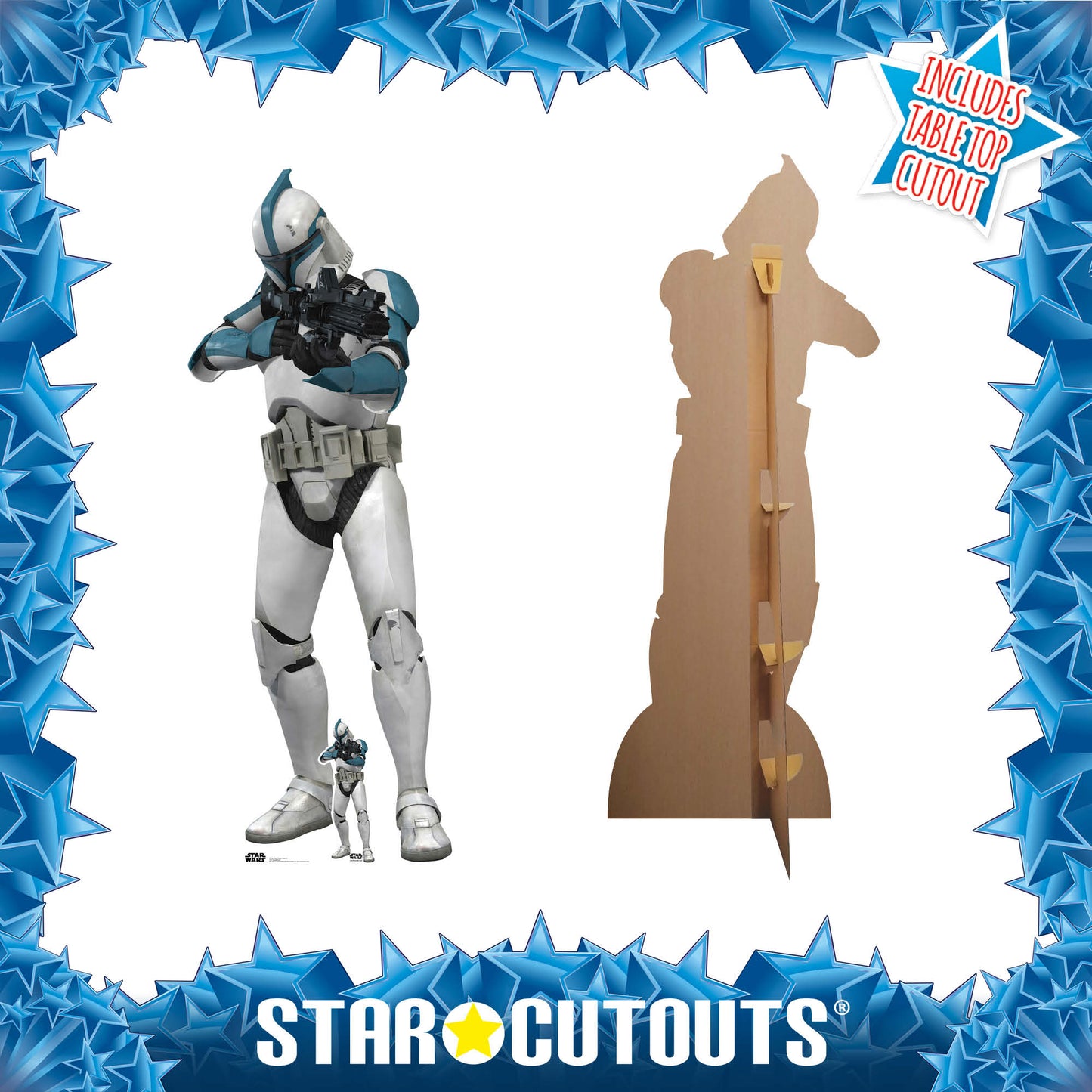 SC4284 Phase 1 Clone Trooper Star Wars Cardboard Cut Out Height 190cm