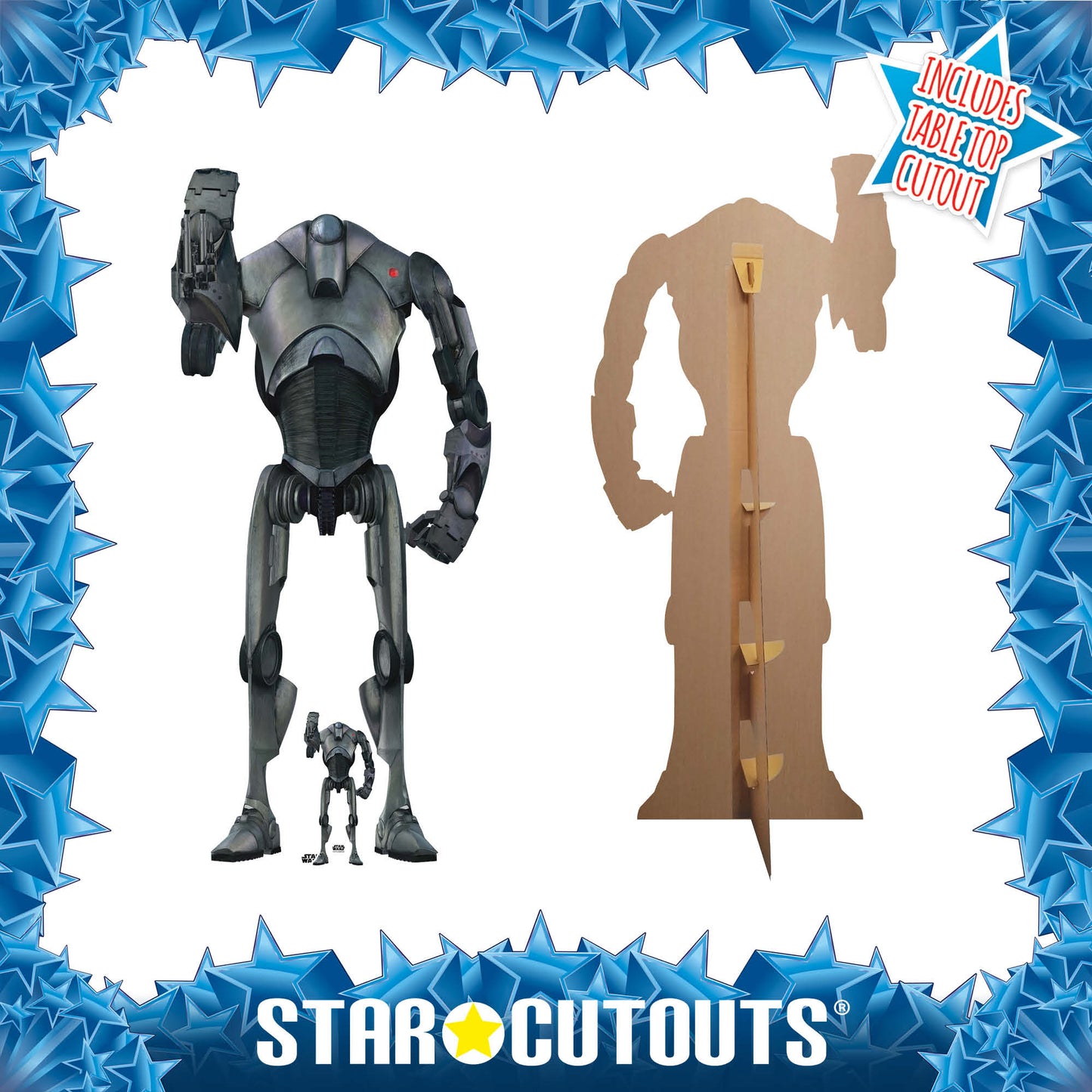 SC4288 Super Battle Droid Star Wars Cardboard Cut Out Height 196cm