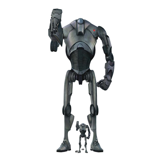 SC4288 Super Battle Droid Star Wars Cardboard Cut Out Height 196cm