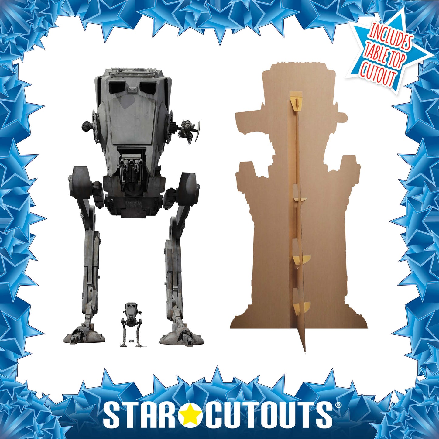 SC4289 AT ST Star Wars All Terrain Scout Cardboard Cut Out Height 185cm