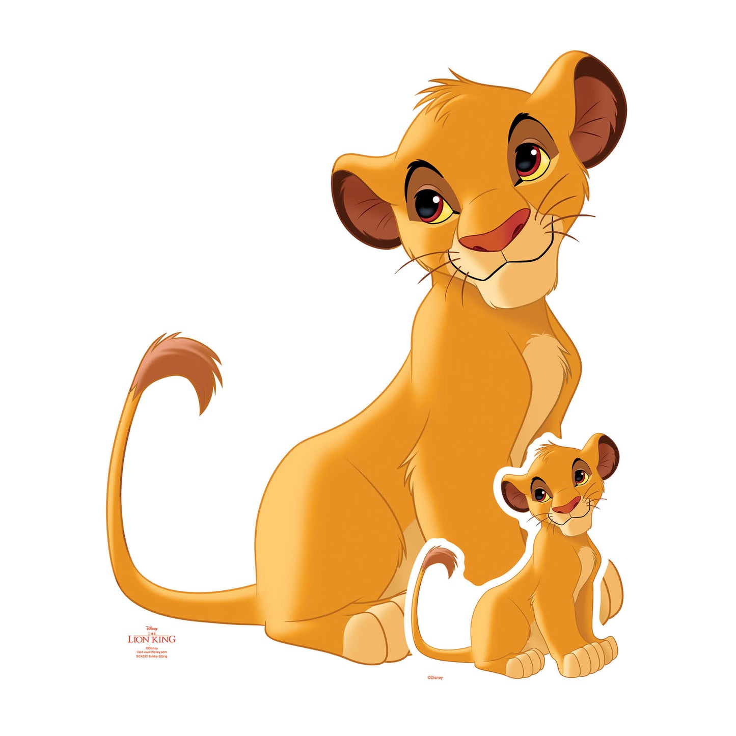 Simba and Nala Cubs - Lion King - Long Sleeve T-Shirt